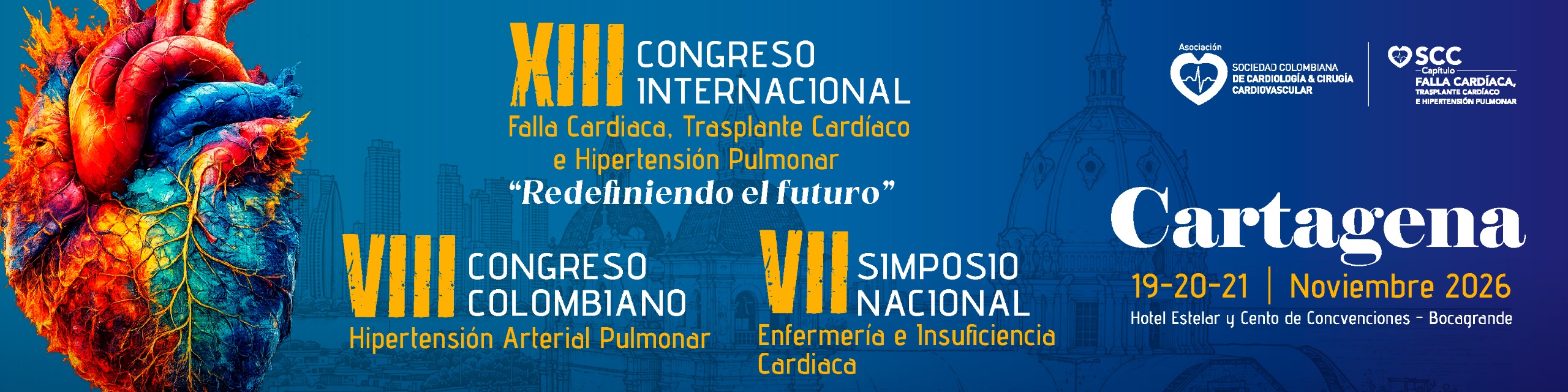 XIII CONGRESO INTERNACIONAL DE FALLA CARDIACA, TRASPLANTE CARDÍACO E HIPERTENSIÓN PULMONAR